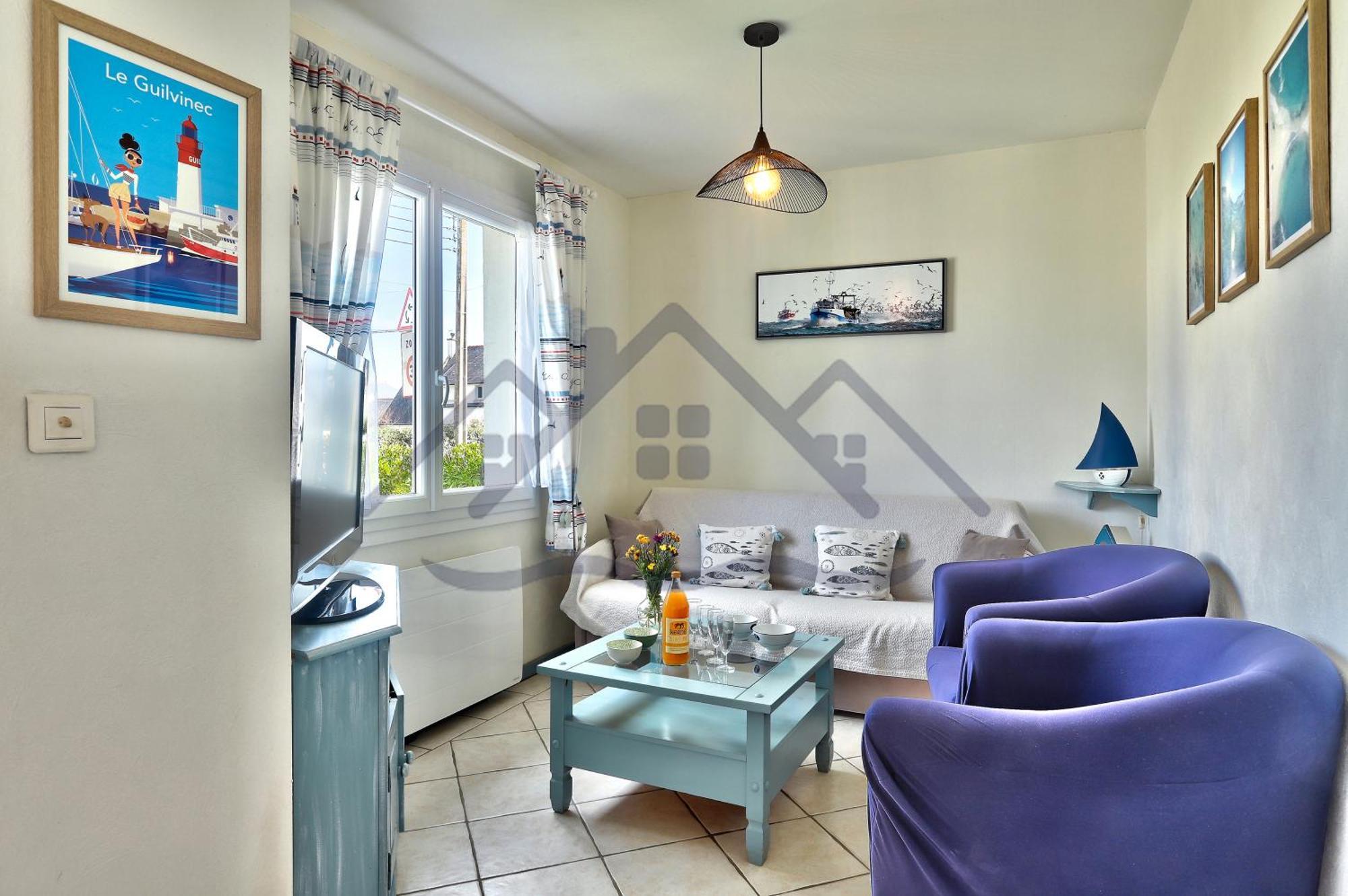 Localise - M3B - Souvenir Du Guil - Maison De Plain-Pied Avec Jardin Clos Au Guilvinec - Tout A Pied, Plages, Port, Centre, Commerces, Marche - Wif Inclus - Linge De Lit Inclus - Animaux Bienvenus Buitenkant foto