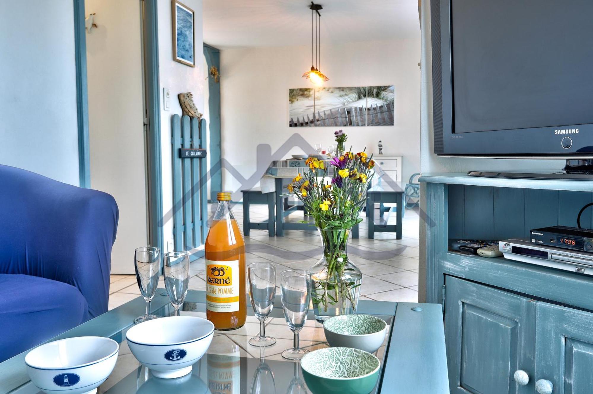 Localise - M3B - Souvenir Du Guil - Maison De Plain-Pied Avec Jardin Clos Au Guilvinec - Tout A Pied, Plages, Port, Centre, Commerces, Marche - Wif Inclus - Linge De Lit Inclus - Animaux Bienvenus Buitenkant foto