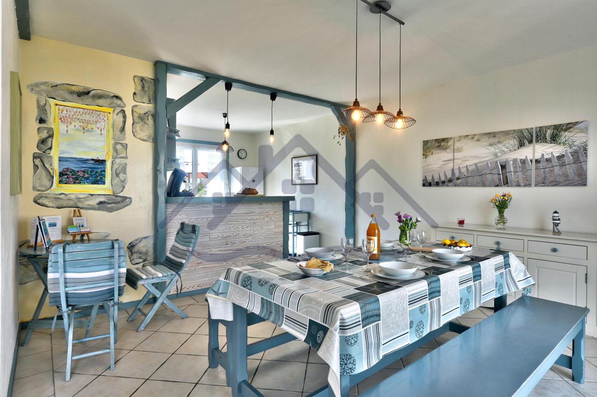 Localise - M3B - Souvenir Du Guil - Maison De Plain-Pied Avec Jardin Clos Au Guilvinec - Tout A Pied, Plages, Port, Centre, Commerces, Marche - Wif Inclus - Linge De Lit Inclus - Animaux Bienvenus Buitenkant foto