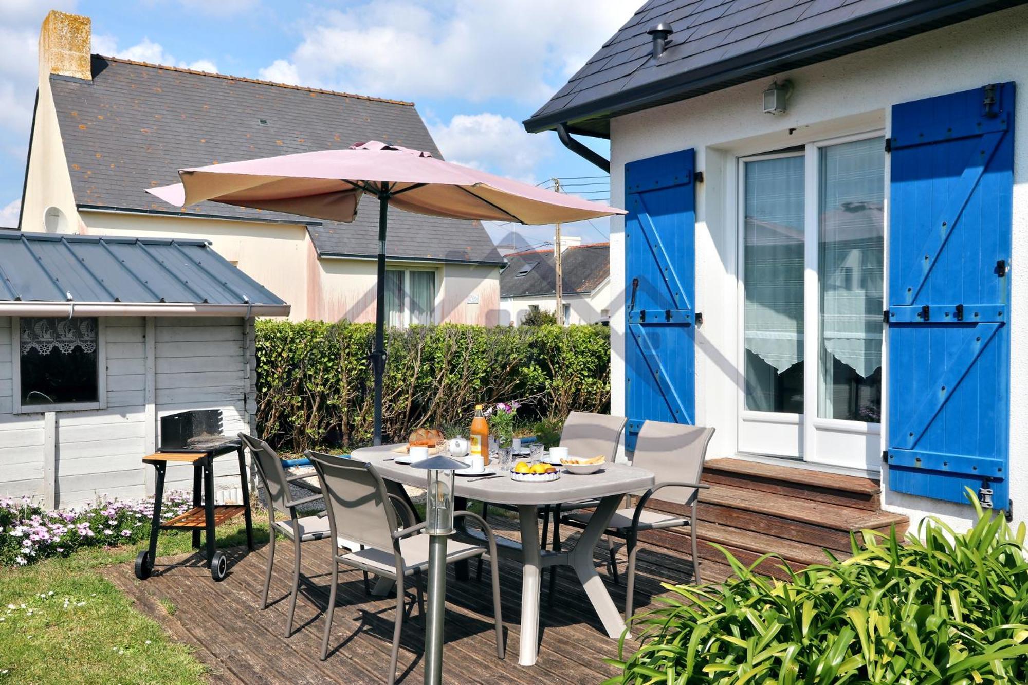 Localise - M3B - Souvenir Du Guil - Maison De Plain-Pied Avec Jardin Clos Au Guilvinec - Tout A Pied, Plages, Port, Centre, Commerces, Marche - Wif Inclus - Linge De Lit Inclus - Animaux Bienvenus Buitenkant foto